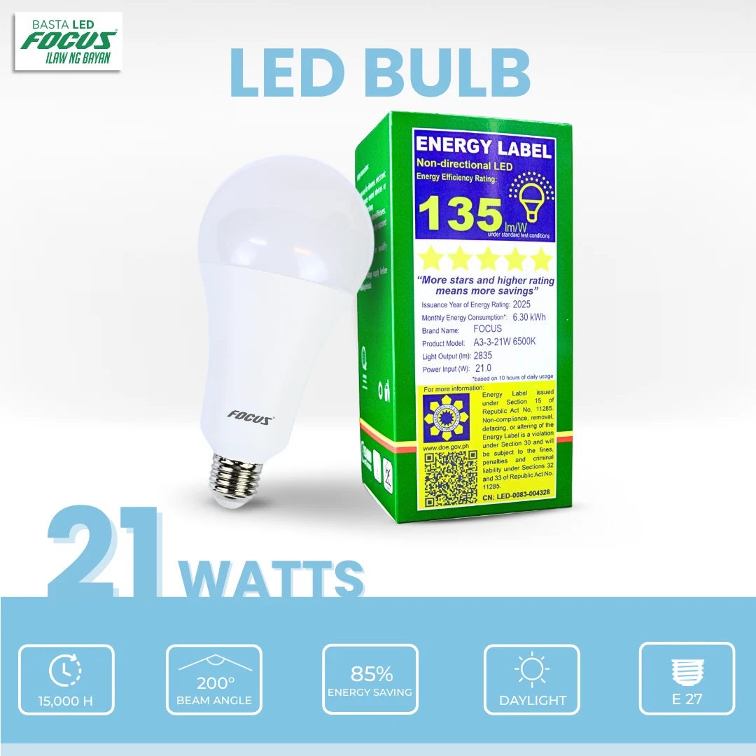 Focus Led Bulb Daylight 21 watts - Image 2