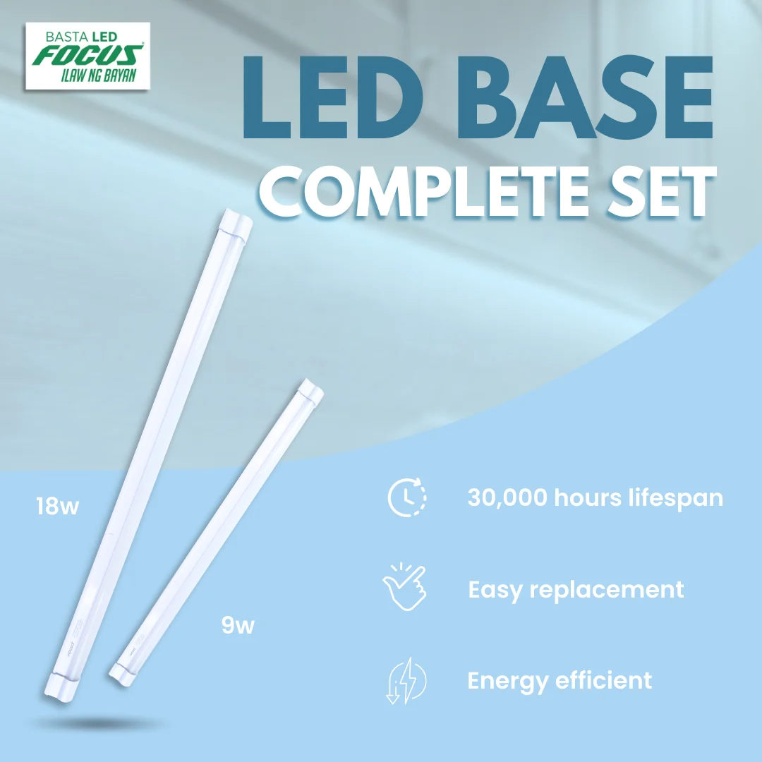 Focus LED Base Complete Set T-8 Daylight 18 watts - Image 2