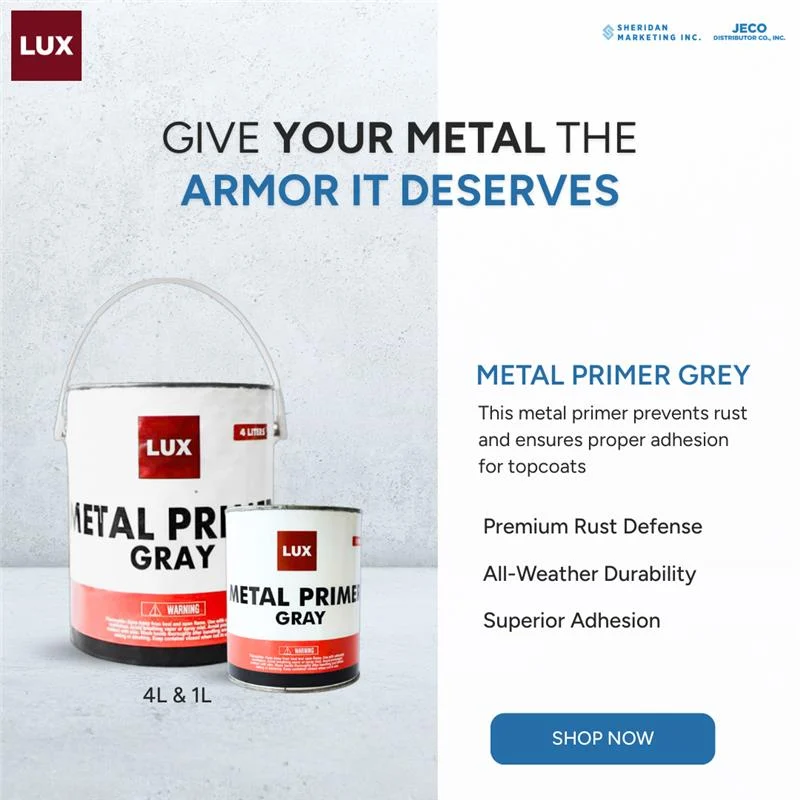 Lux Metal Primer Gray 1L - Image 2