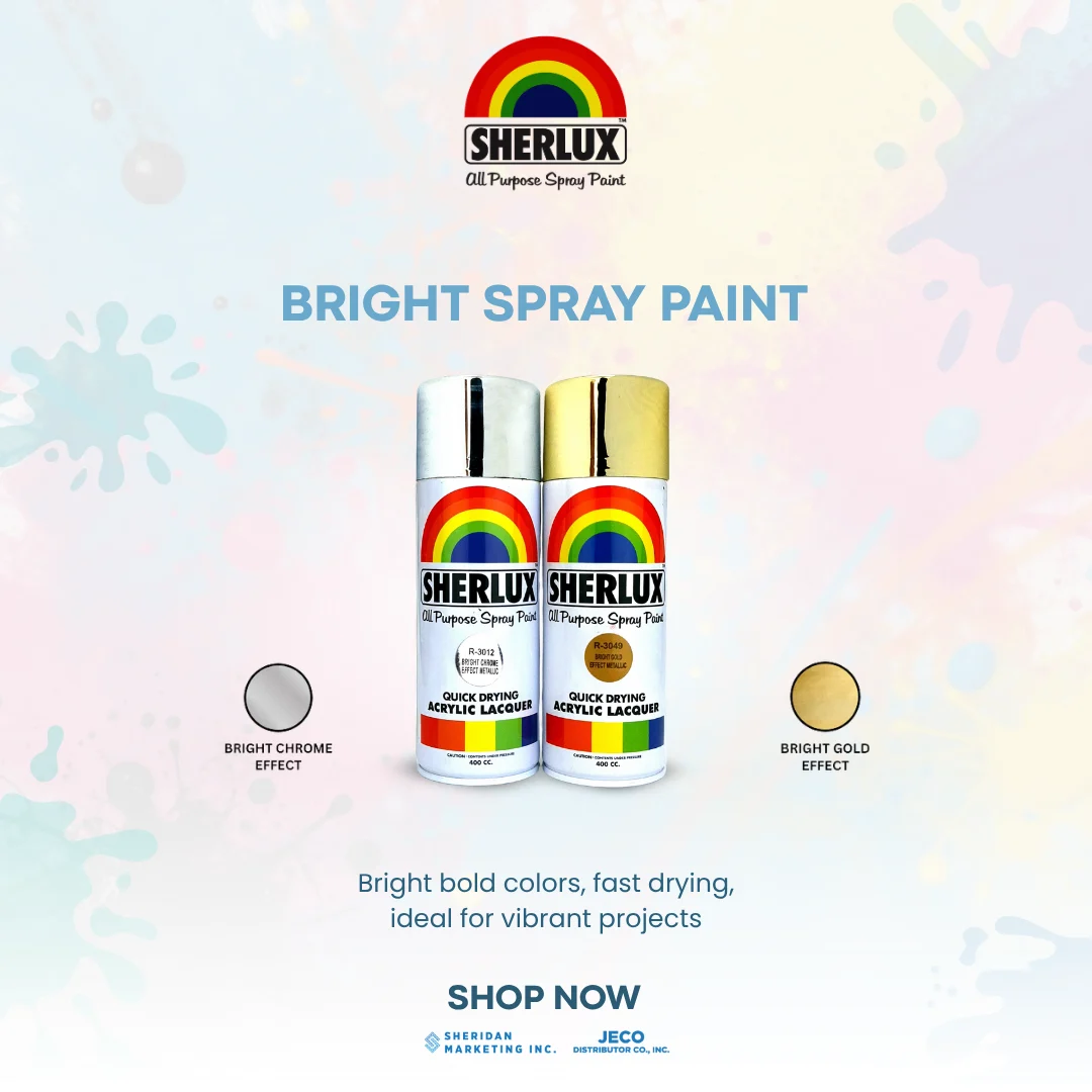 Sherlux All Purpose Spray Paint - Quick Drying Acrylic Lacquer Bright Sprays - Bright Chrome Effect - Image 2