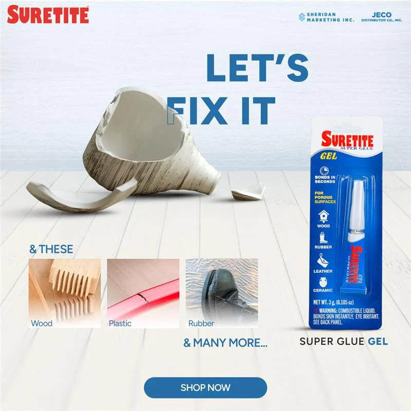 Suretite Super Glue 3g Gel Type - Image 2