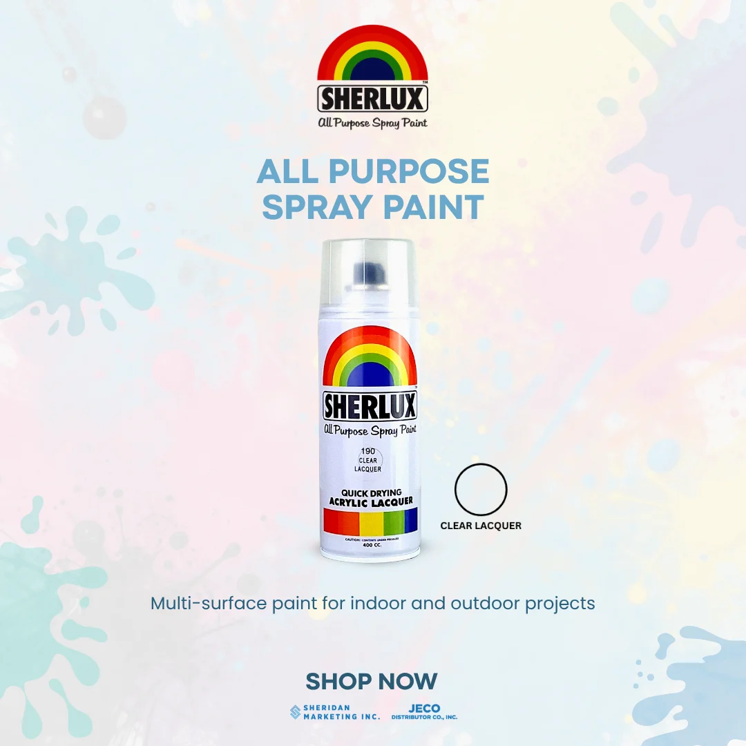 Sherlux All Purpose Spray Paint - Quick Drying Acrylic Lacquer Clear Lacquer - Image 3