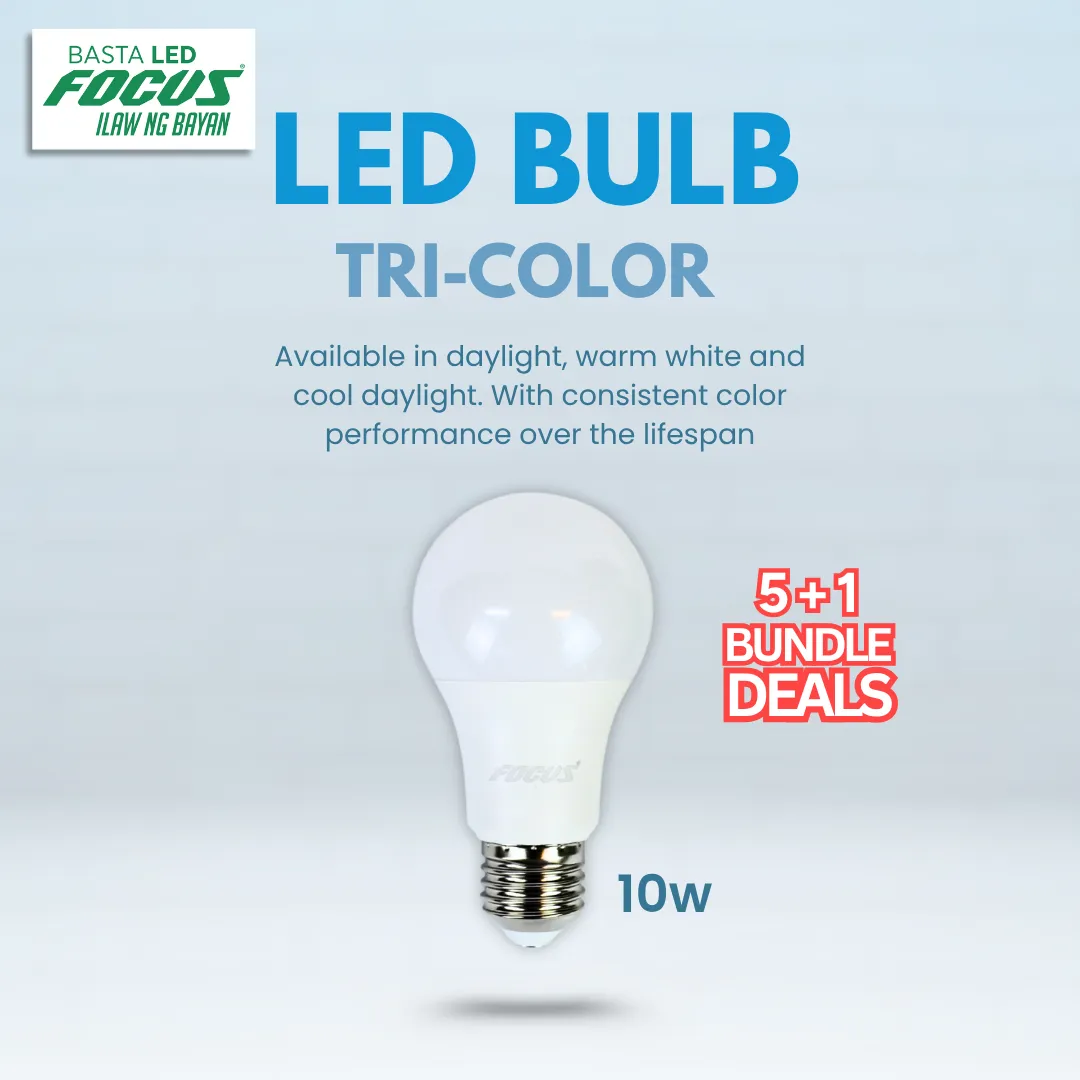 tri-color 10 watts