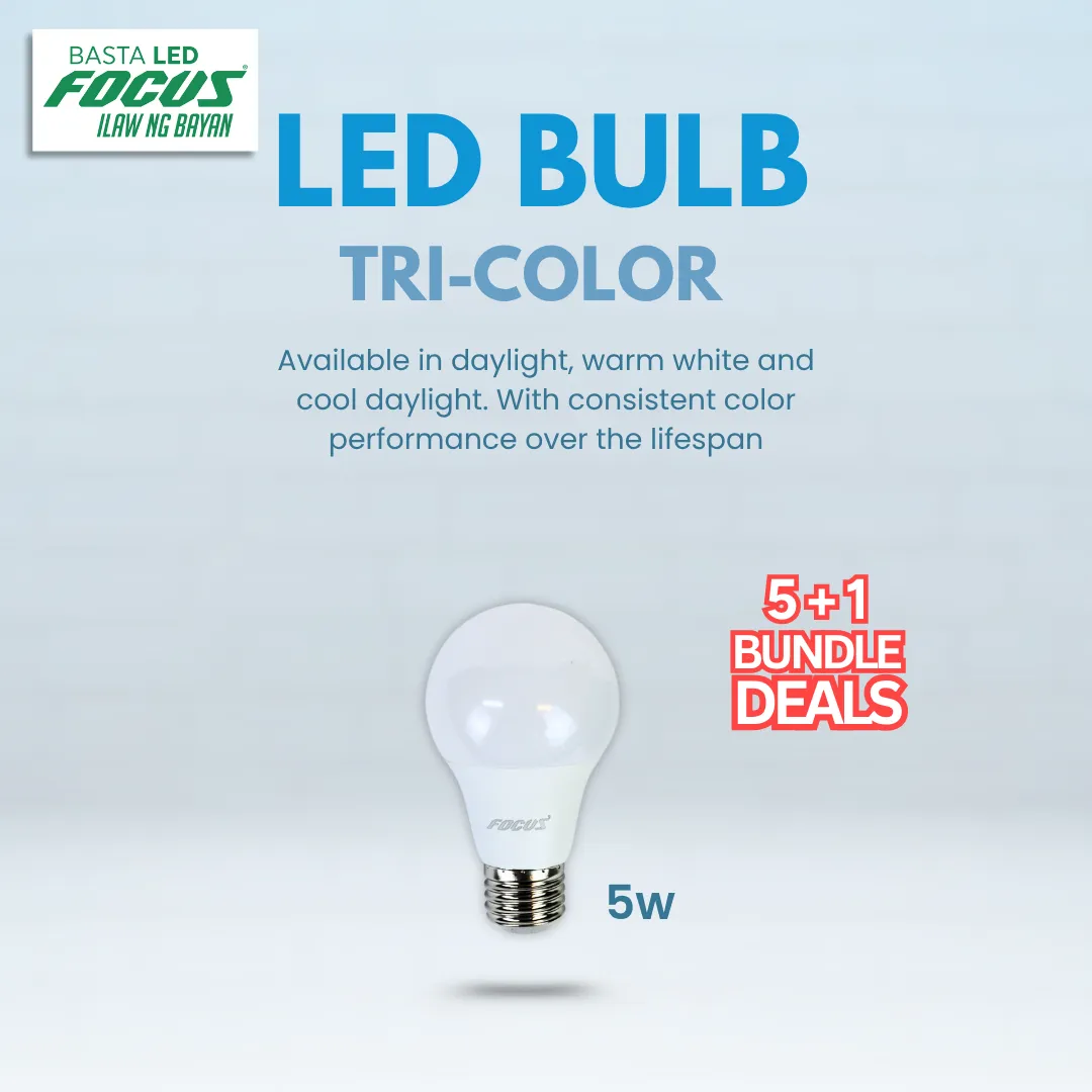 Tri-color 5 watts