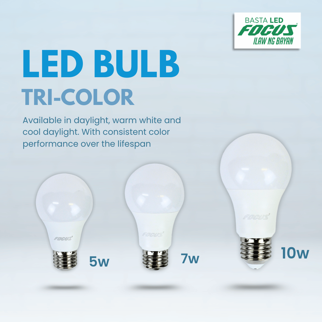 Focus LED Bulb Tri-color 10 watts - Image 2