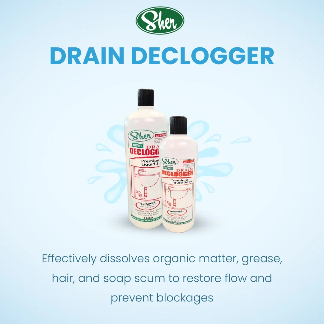 sher drain declogger premium liquid sosa