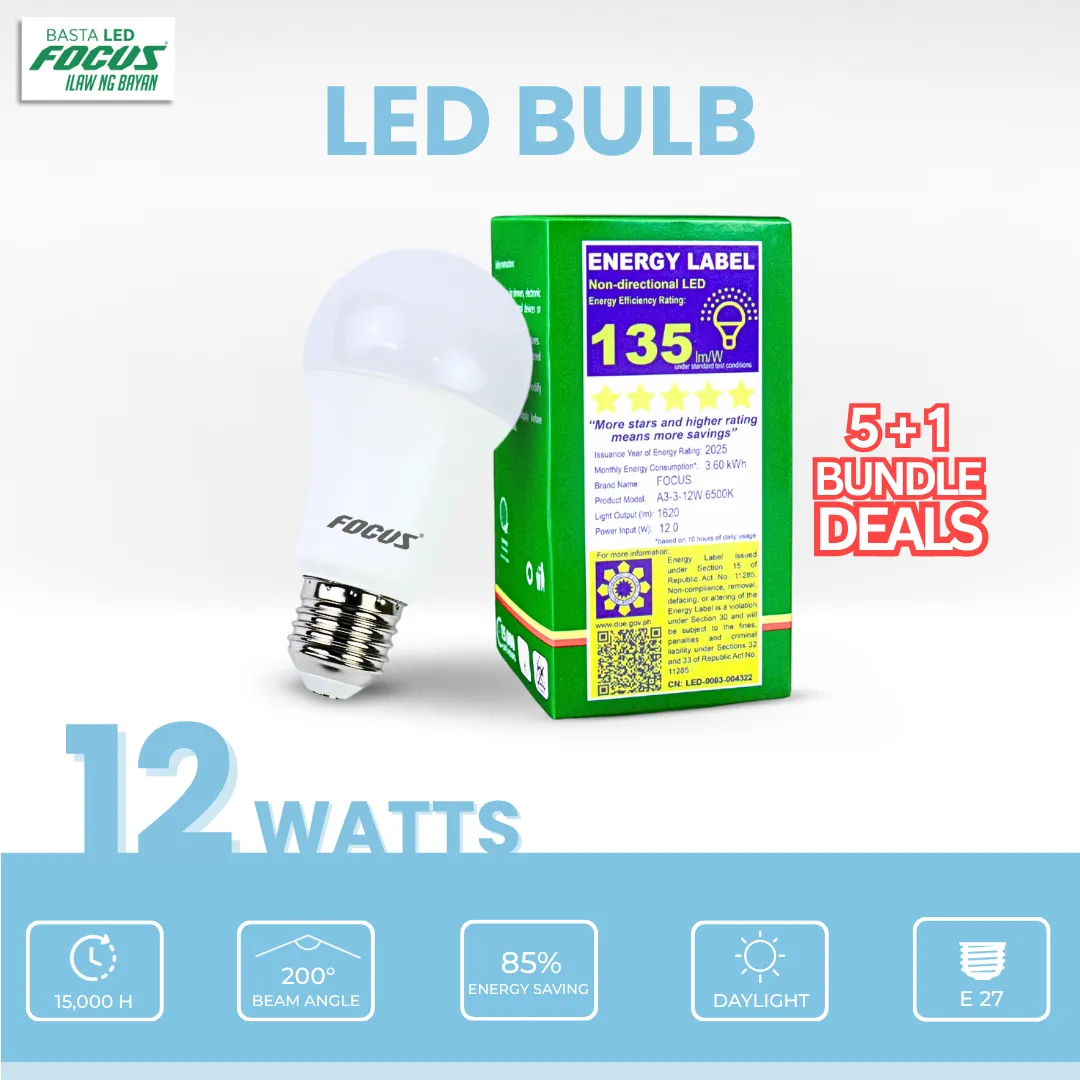 LED Bulb Daylight 12 watts