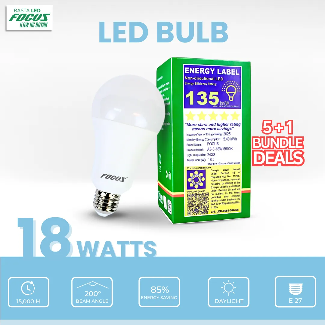 LED Bulb Daylight 18 watts