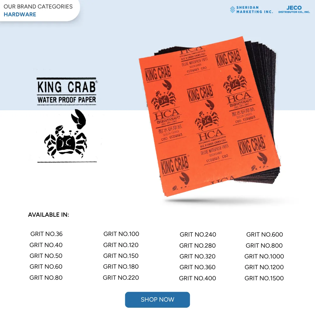 King Crab Sand Paper