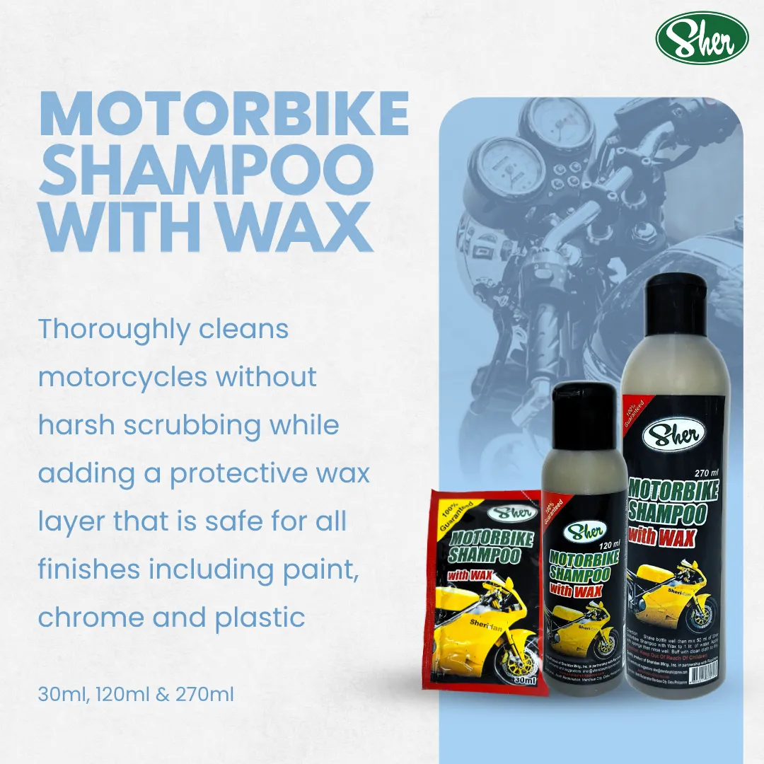 Motorbike Shampoo with Wax